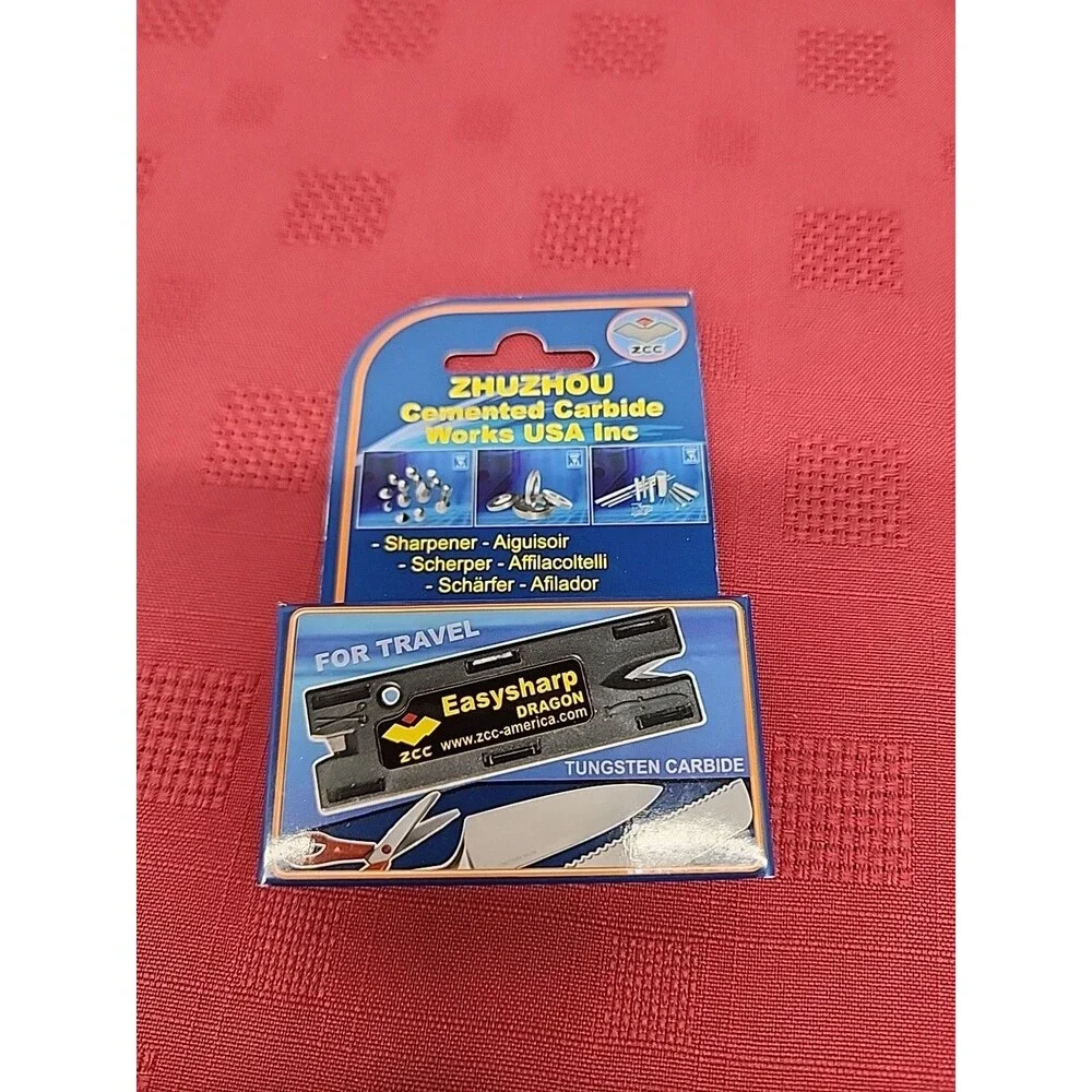 Easysharp Dragon Portable Knife/Scissors Sharpener Cemented Carbide